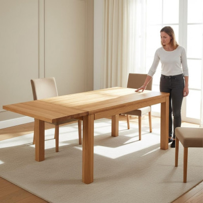 Eettafel Tafel Eetkamer Woonkamer Hout Massief hout Meubels Houten meubels Handgemaakt
