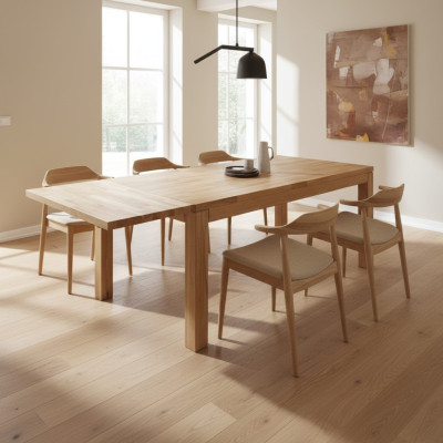 Eettafel Tafel Eetkamer Woonkamer Hout Massief hout Meubels Houten meubels Handgemaakt