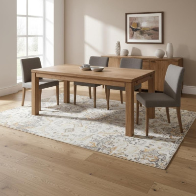 Tafel Houten Tafels 200x100cm Houten Eettafels Conferentie Massief Hout Echt Eiken Nieuw
