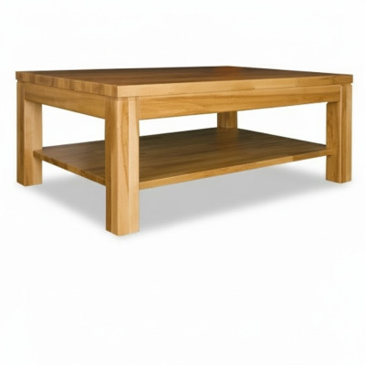 Houten salontafels van massief hout voor de woonkamer, 120x80cm massieve tafels