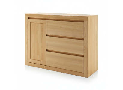 Landhuis dressoir massief houten kasten echte houten eiken 140x90cm dressoirs.