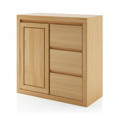 Ladenkast Ontwerp Lowboard Dressoir Dressoir Kast Echt Hout Buffet Laden