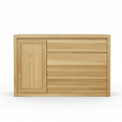 Dressoir Massief hout Kasten Echt hout 140x90cm Commodes Kast Eik