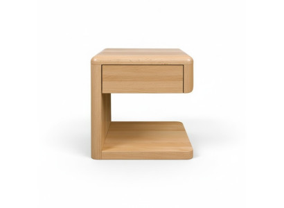 Massief houten nachtkastje nachtkastje nachtconsole bijzettafel handgemaakt meubel