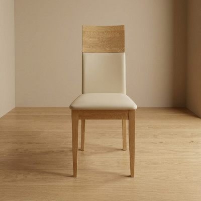 Eetkamerstoel 1-zits luxe houten fauteuil handgemaakte eetkamerstoel