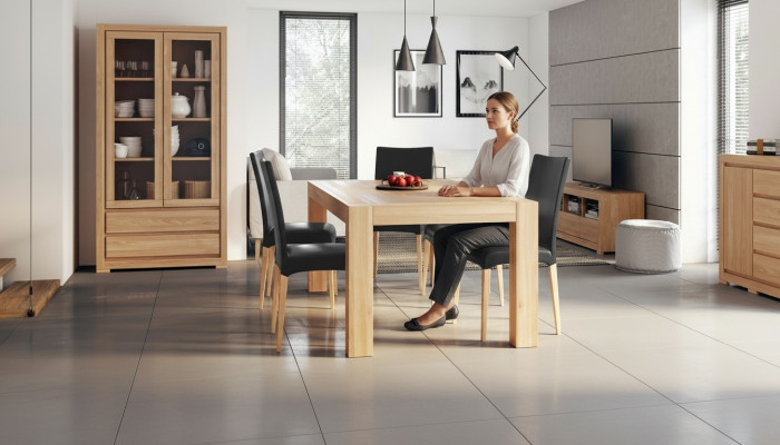 Eettafel Houten tafel handgemaakte massief houten vergadertafel Eetkamer Woonkamer