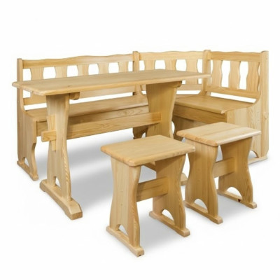 Hoekbank houten bank massieve banken keuken eethoek hoekbank meubels massief hout hout