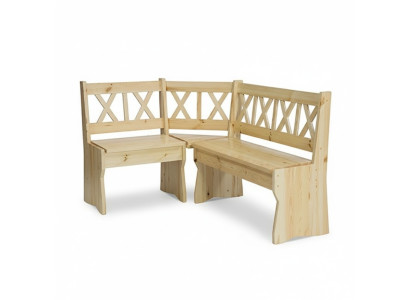 Hoekbank houten bank massieve banken keuken eetgedeelte echt houten meubels Nieuwe hoekbank