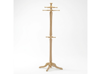 Kledingrek van hout met haken 186 cm Modern Standbeeld