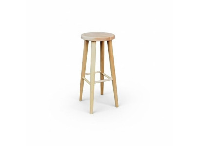 Barkruk Barkruk Barkrukken Ronde poef Houten poef Massief houten kruk