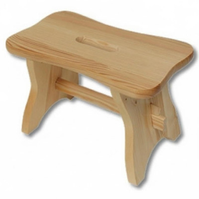 Hocker Tuinhocker Bijzettafel Tuinmeubelen Houten kruk Massief beuken Voetenbankje