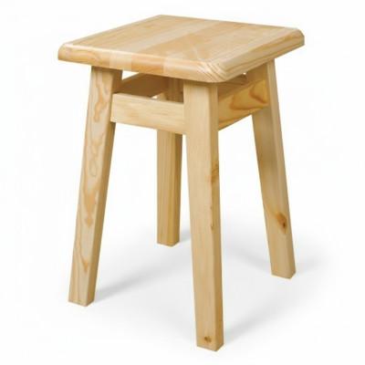 Massieve houten kruk bijzettafel natuurlijk hout houten kruk eetkamerstoel