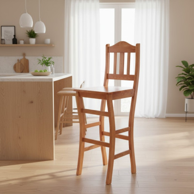 Barstoel Barkruk Barkrukken Barkrukken Houten kruk Massief hout Draaibare kruk