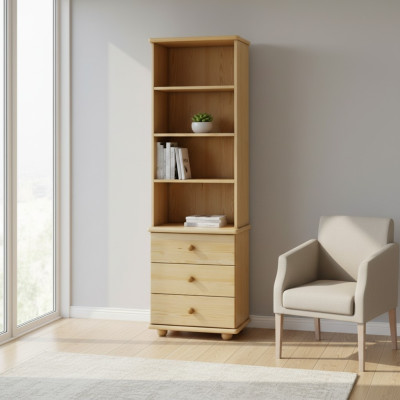 Massieve vitrine Echt handwerk Massief houten kast Houten kasten Vitrinekast