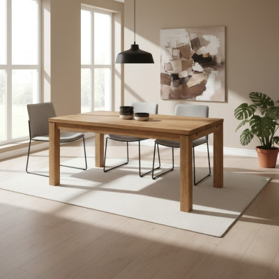 Eettafel Tafel Groep Eetkamer Woonkamer Set Hout Design Tafels 140x90cm