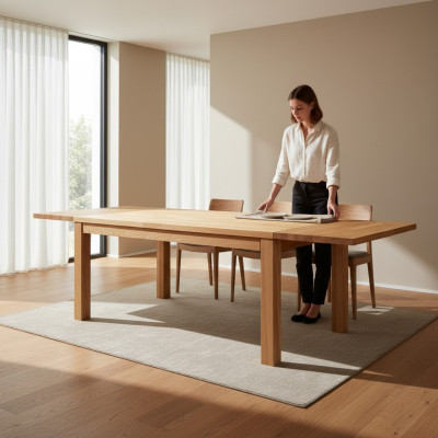 Eettafel Massief Houten Tafel Echt Hout Tafels Eetkamer Massief 120x80cm Keuken Eiken.