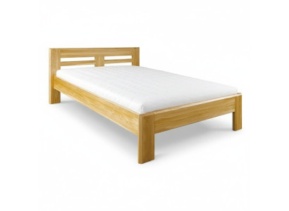 Bedden Houten bed Echt houten bed Hotel Design Stijl Massief 120x200 Slaapkamer