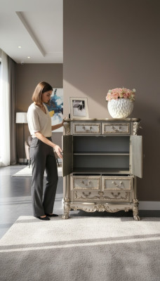 Buffet Dressoir Commode Echte Handgemaakt Hout Barok Rococo Dressoirs Commodes