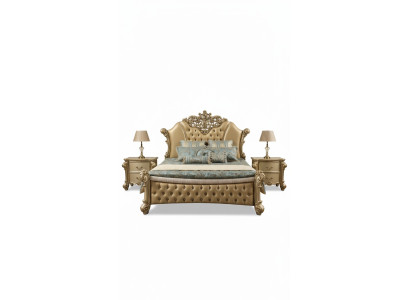 Bed Design Tweepersoonsbed Bedden Luxe Klassieker Barok Chesterfield 184x214cm nieuw