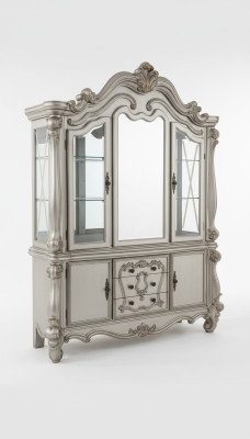 Vitrine glas bar kast huis barok kasten wandplank hout vitrine