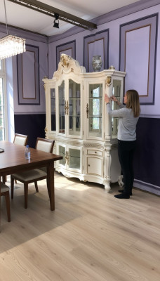 Vitrine kast Vitrine decoratie Woonkamer Bekijk kasten Barok design