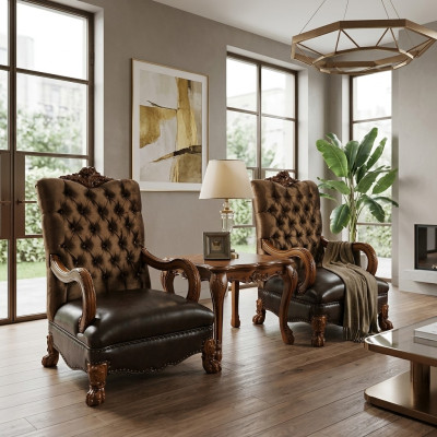 Leder Lounge Nieuwe Chesterfield Fauteuil Designer Stoel Relax Bekleding Stof