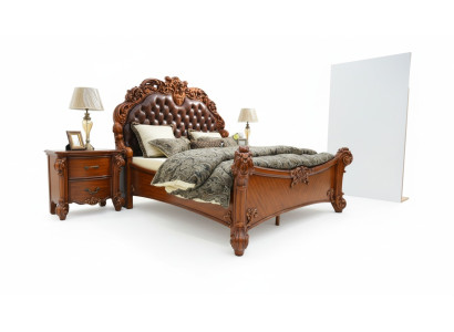 Bed bekleding ontwerp luxe dubbele hotelbedden slaapkamer decoratie leer