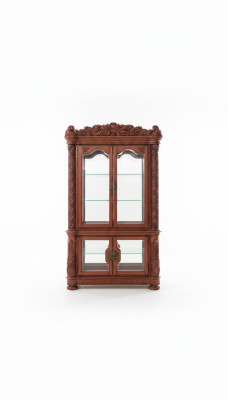 Edel vitrine in antieke stijl barok rococo kast etalage decoratie woonkamer