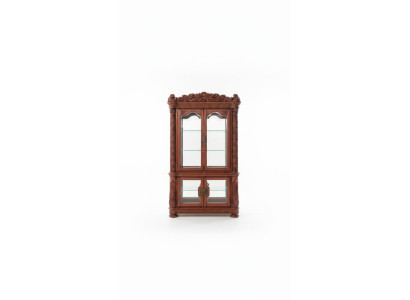 Edel vitrine in antieke stijl barok rococo kast etalage decoratie woonkamer