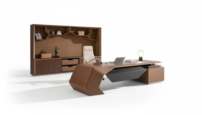 Ontwerper kantoor werkruimte set plank tafel kast complete set meubels