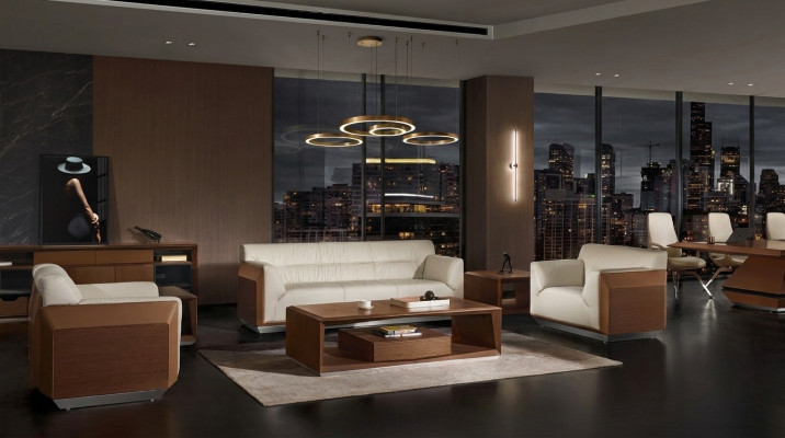 Sofagarnituur 3+1+1 zits Set Design Sofas Gestoffeerde Bankstellen Lederen Relax