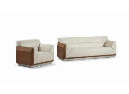 Sofaset met 3 zitplaatsen, designbanken, gestoffeerde banken, relax banken, modern.