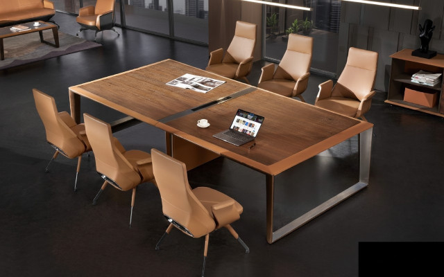 Conferentietafel Moderne advocatenkantoor Besprekingstafels Kantoor meubilair Ontwerp