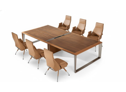 Vergaderingsconferentietafels Design Luxe Kantoor meubilair Vergadering 7-delig.
