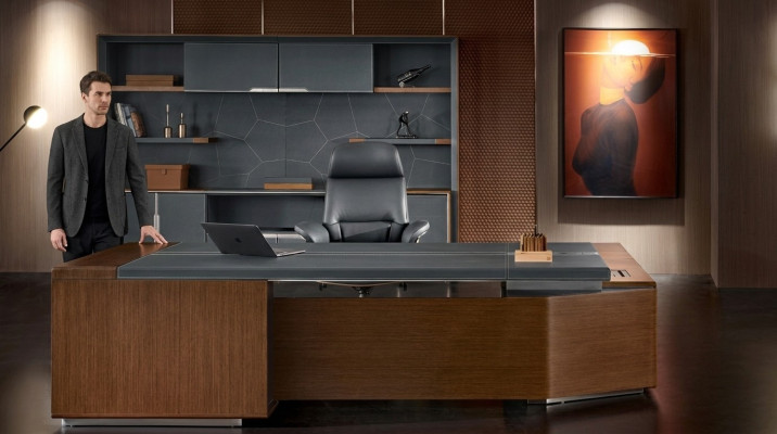 Ontwerp bureau tafel bureau stoel meubilair hoektafel met stoel 2-delig Nieuw