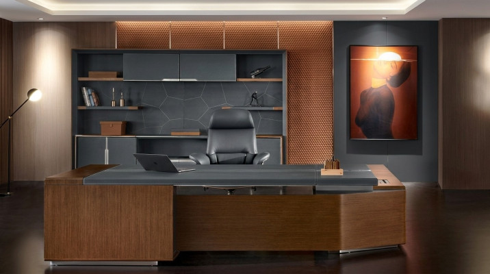 Ontwerp bureau tafel bureau stoel meubilair hoektafel met stoel 2-delig Nieuw
