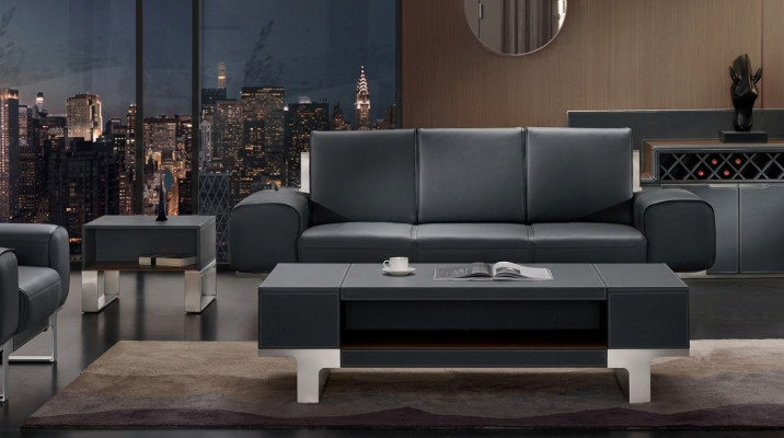 Sofa Leren bank Bekleding Zitting 3-zits Lounge Clubbanken Banken Leer Driepersoons Nieuw