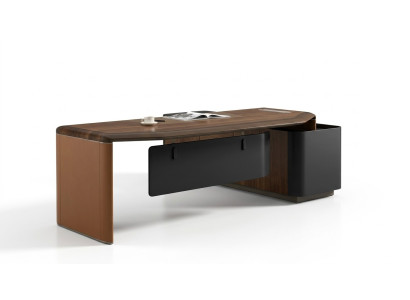 Werkbureau Ontwerp Kantoor Meubels Inrichting Tafel Chef Baas Hoektafels