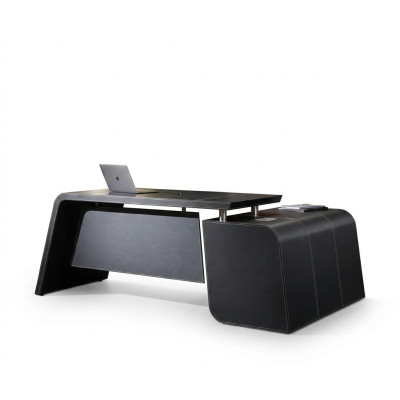 Hoekbureau bureau archiefkast kast stoel kantoor inrichting set