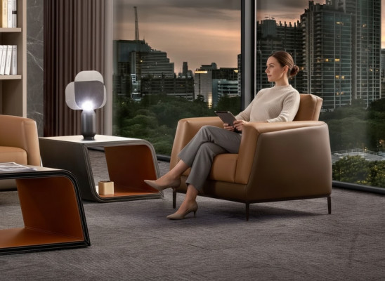 Fauteuil Leder TV bank 1-zits bank Relax Luxe Gestoffeerde bank