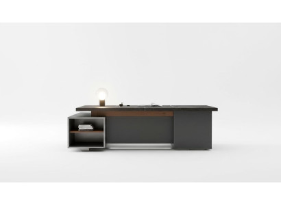 Kantoorwerkruimte set fauteuil decoratie tafel compleet meubilair 3-delige inrichting