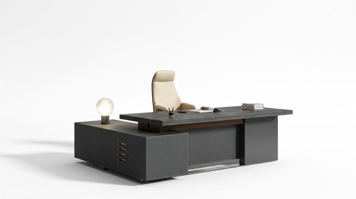 Bureau van leer Kantoor tafels Designer inrichting Tafel Meubels Stoel