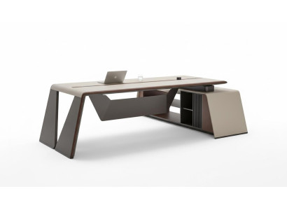 Ontwerp kantoor bureau tafel stoel meubilair hoektafel met stoel 2-delig.