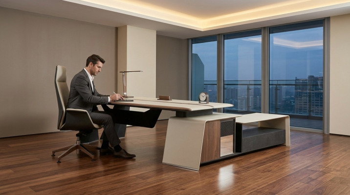 Ontwerp hoekbureau Bureau Hoektafels Kantoor Meubilair Inrichting Tafels Tafel