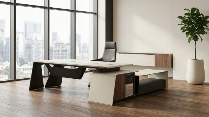 Ontwerp hoekbureau Bureau Hoektafels Kantoor Meubilair Inrichting Tafels Tafel
