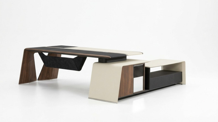 Ontwerp hoekbureau Bureau Hoektafels Kantoor Meubilair Inrichting Tafels Tafel
