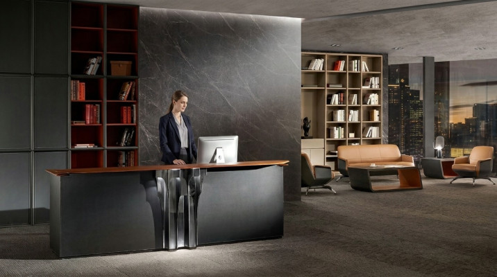 Ontwerp ontvangstdesks balie balie receptie kantoor hotel praktijk beurs