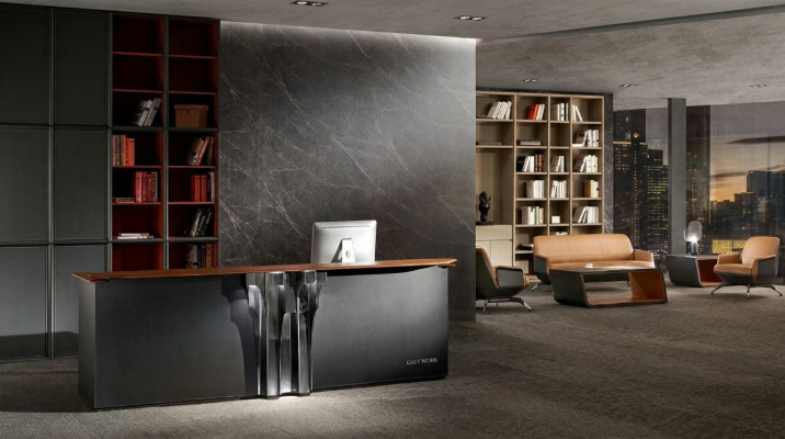 Ontwerp ontvangstdesks balie balie receptie kantoor hotel praktijk beurs