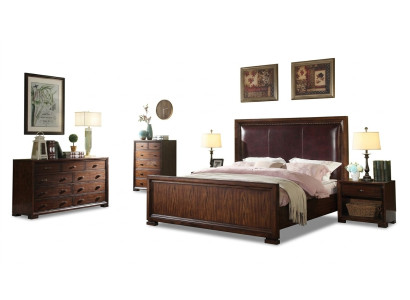 Compleet slaapkamerset 4-dlg design Modern Luxe Bed 2x nachtkastje