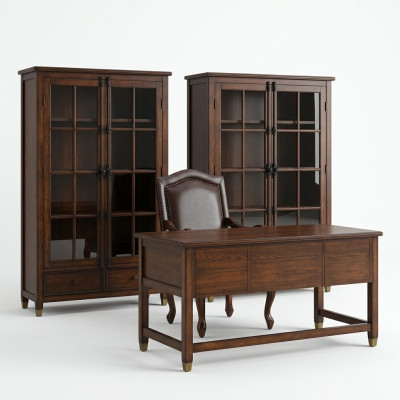 Kantoor bureau + stoel tafel houten tafel stoel tafels bureaus